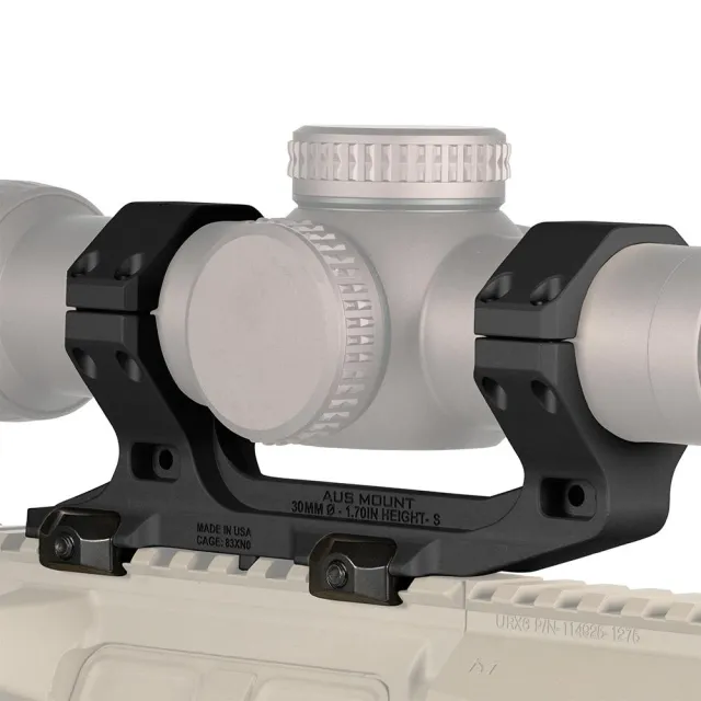 Reptilia 100238 AUS Optic Mount Black 30mm 7075-T6 Aluminum Picatinny Rail - View 2