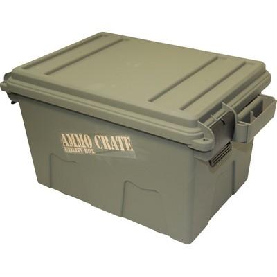 MTM Case Gard Ammo Crate Utility Box Army Green ACR7-18 17.2x9.2 - View 2