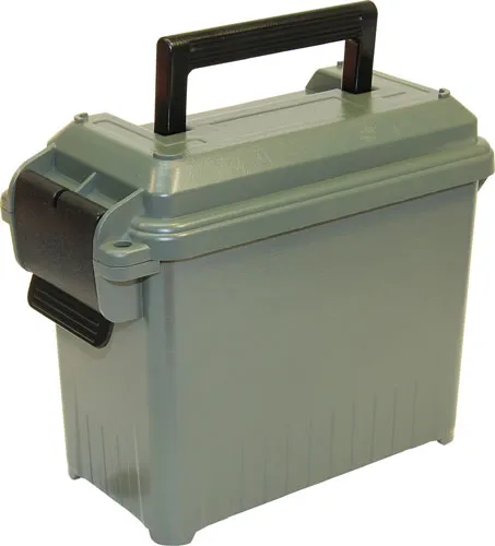 MTM Case-Gard Ammo Can Mini AC15 Polymer Green - Holds 700 Rounds 9mm, 400 Rounds 45 ACP, 400 Rounds .223, 100 Rounds 28/.410ga, 60 Rounds 12ga - View 2