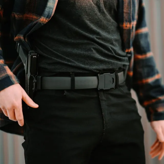 Shield Arms APOBLKREGBUCBLKST Apogee Belt Black 1.50" Wide Adjustable - View 2