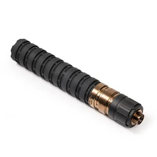 Q Erector SIL-E-9-BLACK 9mm Suppressor Black Aluminum 8.70 In 1/2-28 TPI - View 2