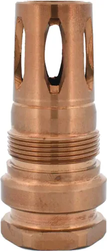 Rearden 10104 R2S Flash Hider 5/8x24 Thread, Heat Treated Gold Finish - View 2
