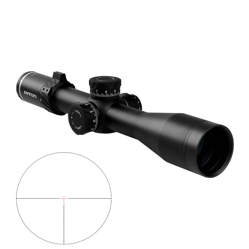 Riton 7C318LPFI23 7 Conquer 3-18x50mm FFP Scope, Illuminated PSR Reticle - View 2