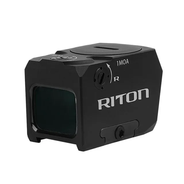 Riton Optics 3TEED23 3 Tactix EED Black 1 x 0.83" 0.65" MOA Red Dot - View 2