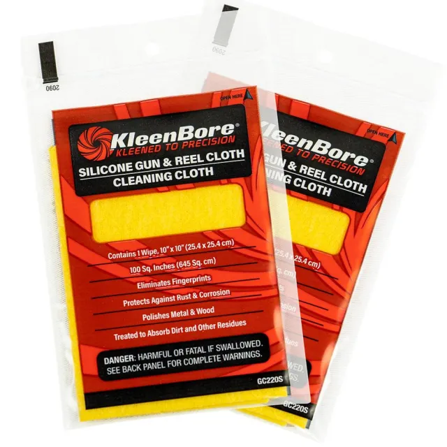 Kleen-Bore Silicone Gun & Reel Cloth 10 In Cotton Flannel - View 2