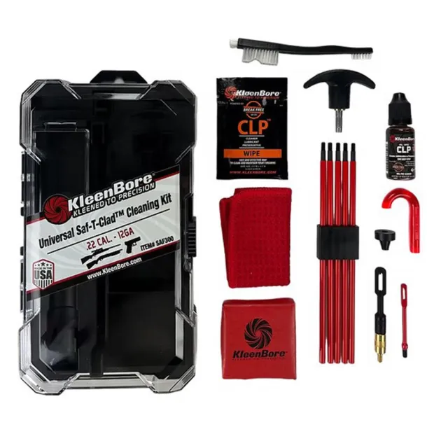 Kleen Bore SAF-T-CLAD Universal Cleaning Kit Multi-Caliber 22 10 In - View 2