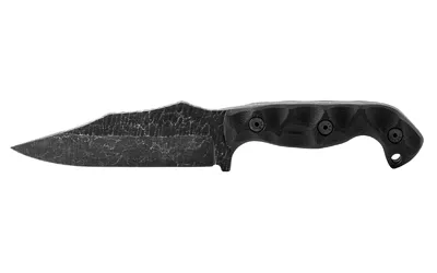 Stroup TU1-B-G10 Fixed Blade Knife, 4.5" 1095 Steel, G10 Handle, Sheath - View 2