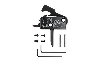 Rise Armament RA-140F-JOD Flat Trigger, Anodized Black, 3.5 lb Pull - View 2