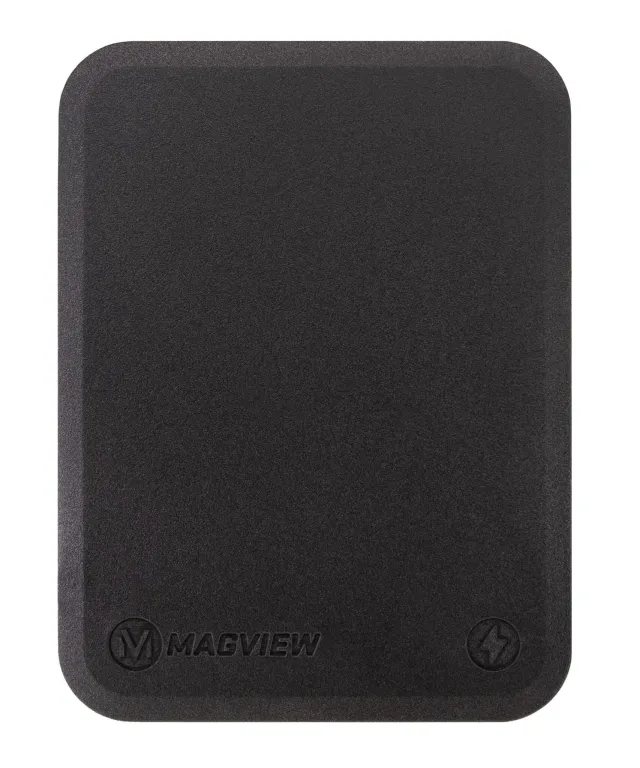 Magview 82028 Wireless Charging Phone Plate Black 2.50" x 3.25" - View 2
