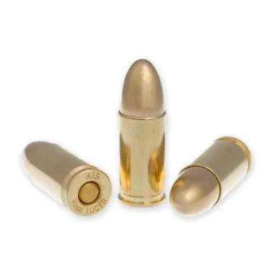 PATRIOT P9MM124F 9mm Luger 124gr FMJ Brass Case 1148fps 50ct - View 2