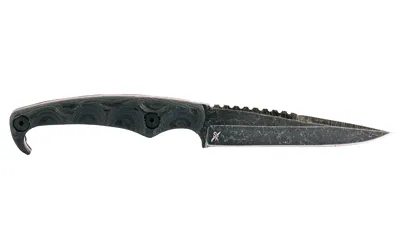 STROUP MK2-B-G10 Fixed Blade Knife, 4" 1095 Steel, G10 Handle, Sheath - View 2