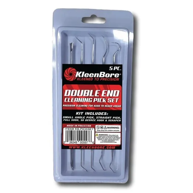 KleenBore KB-PICKSET Stainless Steel Double Ended Gun Pick Set - View 2
