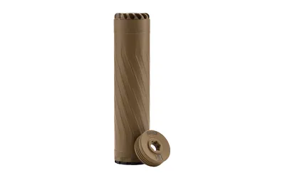 Anechoic X35FDE Titanium Suppressor 9mm/350Legend/338Lapua 1/2"x28 FDE - View 3