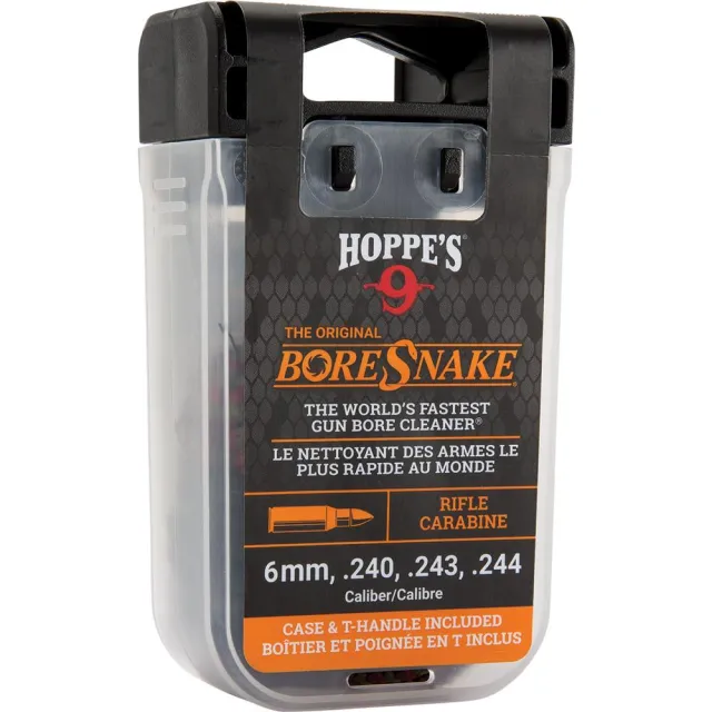 Hoppe's 24012D BoreSnake 6mm/243 Rifle Cleaning Rope with Bronze Brush and Carry Case - View 2