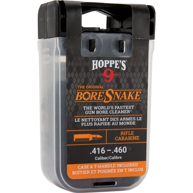 Hoppe's 24019D BoreSnake 416/460 Rifle Cleaning Rope with Bronze Brush and Carry Case - View 2