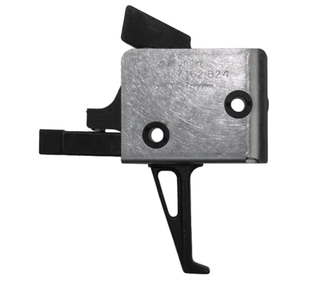 CMC 91507 AR-15 Drop-In Flat Trigger 3.5 lbs Black/Silver Finish - View 2