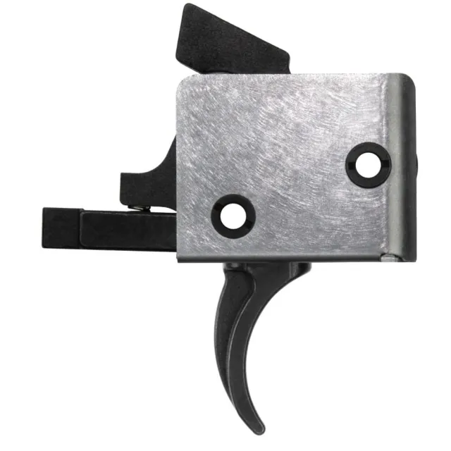 CMC 92501 AR-15 Drop-In Single-Stage Curved Trigger 4-4.5 lbs Black/Silver - View 2
