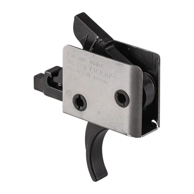 CMC Triggers 93502 Drop-In 2-Stage Curved Trigger 2-4 lbs Black/Silver - View 2
