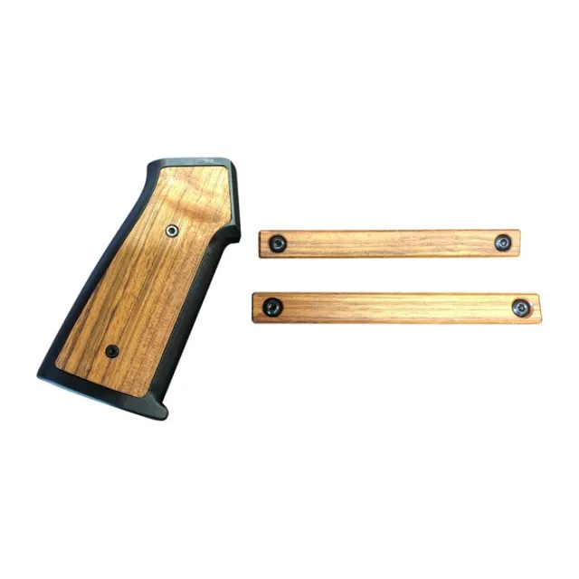 Sharps Bros AR Grip 6061-T6 Aluminum/Wood CNC Billet for AR-15 - View 2