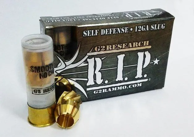 G2 Research G00627 R.I.P. 12 Ga 2-3/4" 1430 fps Fragmenting Slug 5ct - View 2