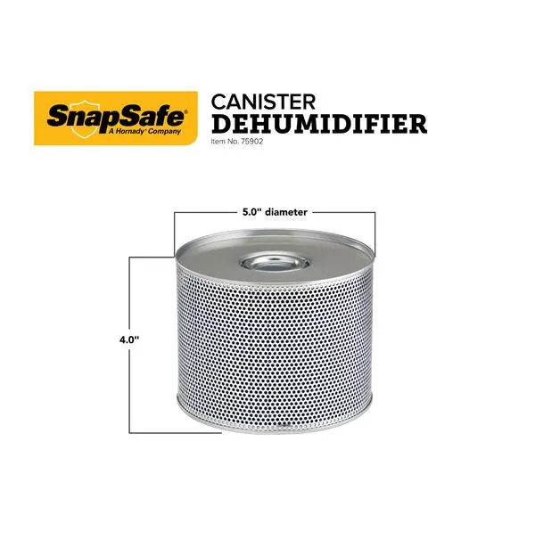SnapSafe Canister Dehumidifier Gray - Large Cylinder - View 2