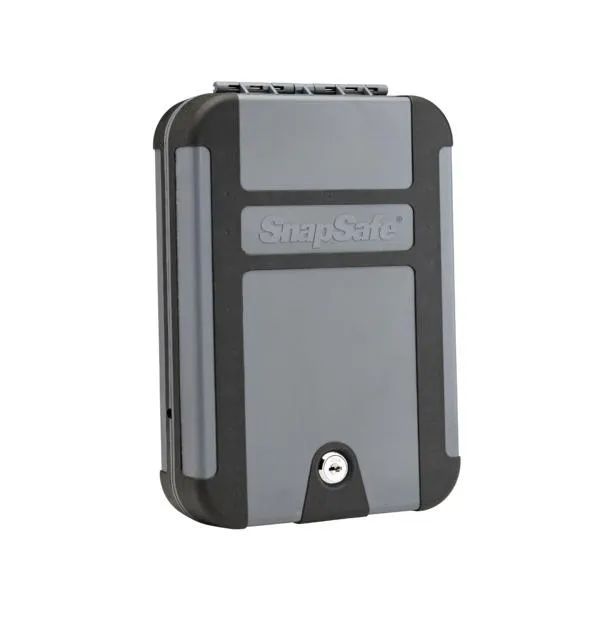 SnapSafe TrekLite Lock Box XL Key Entry Polycarbonate Gray - View 2