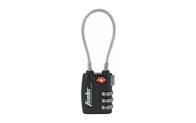 Firearm Safety Devices TSA380RCB Lock Black Steel Cable - View 2