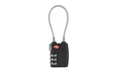 Firearm Safety Devices TSA380RCB Lock Black Steel Cable - View 3