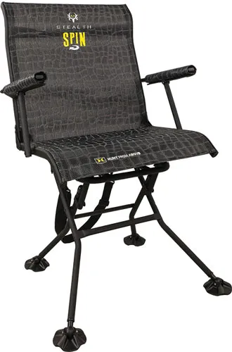 Hawk HWKHS3103 Stealth Spin Chair Camo Steel 360° Rotating Seat - View 2