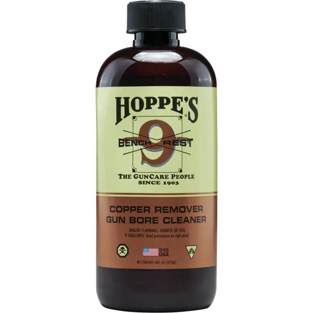 Hoppe's BR904 Bench Rest 9 Copper Bore Cleaner 5 oz Bottle 10 Pack - View 2