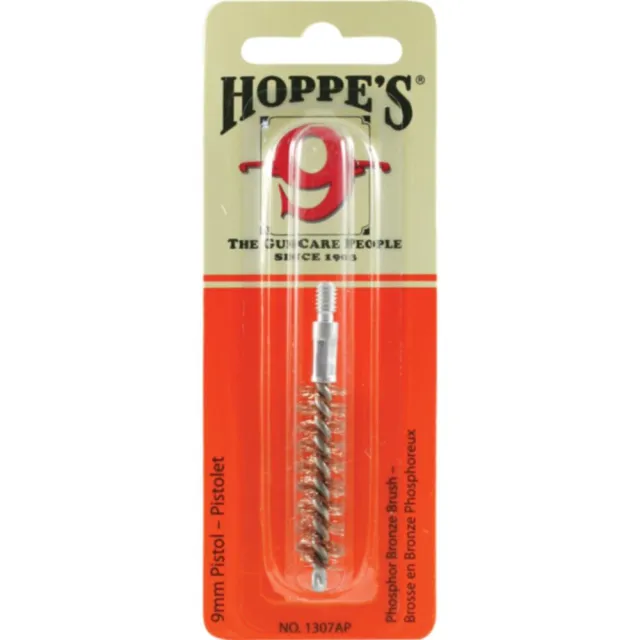 Hoppe's 1307AP Phosphor Bronze Pistol Brush 9mm 10 Pack - View 2