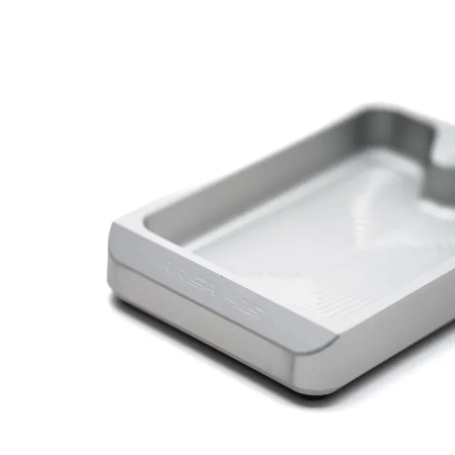 Area 419 419-BTRAY-CLEAR Bullet/Cigar Tray Billet Aluminum Anodized - View 2
