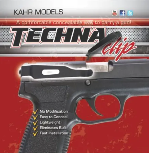 Techna Clip Handgun Retention Clip Kahr Right Side - View 2