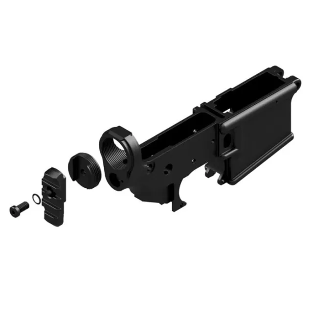 HS Precision AR/MCX Picatinny Stock Adapter w-o Flange Black - View 2