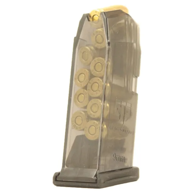 Elite Tactical Systems Group Mag 9MM 10 Rounds Smoke Fits Glock 26 GLK-26 - View 3