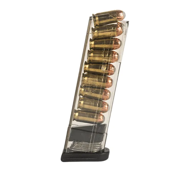 Elite Tactical Systems GLK429 Magazine .380 ACP 9rd Extended Baseplate - View 2