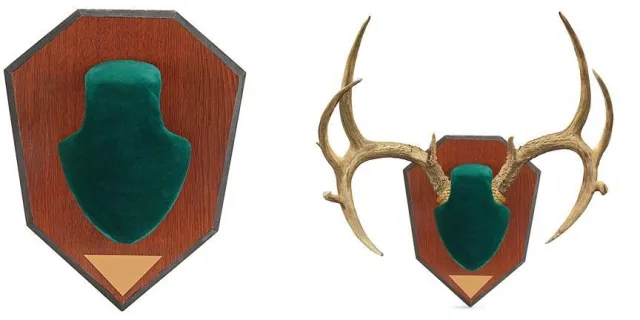 Allen Company 562 Antler Mounting Kit Green Wood Grain Laminate - View 2