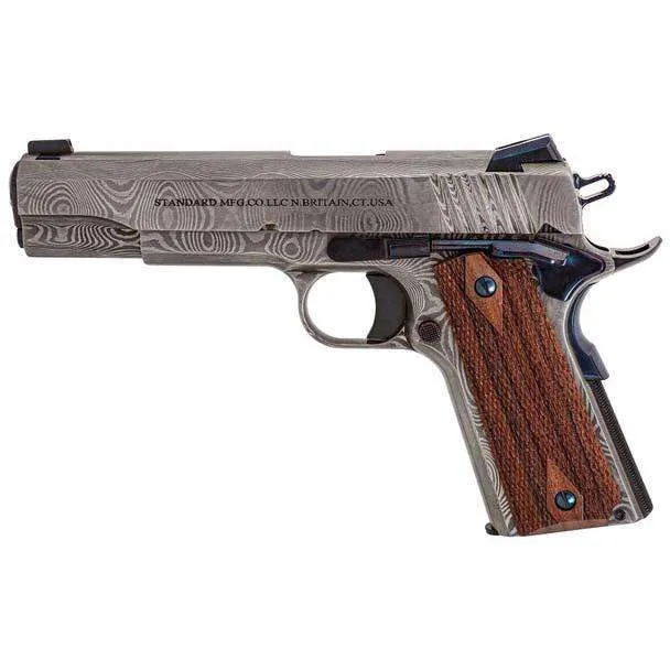 Standard Manufacturing Full Damascus 1911 Handgun .45 ACP 5" Barrel - View 2