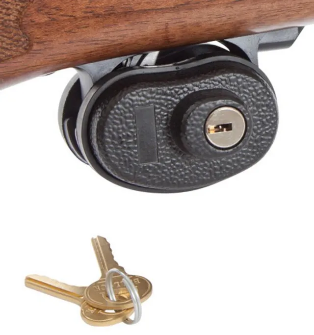 Allen Company Trigger Gun Lock Works for Shotguns Rifles Handguns Black - View 2