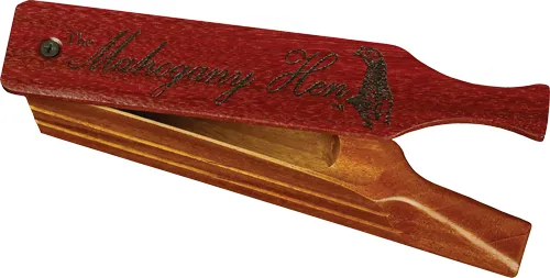 Woodhaven Calls WH345 Mahogany Hen Box Call Purple Heart Lid - View 2