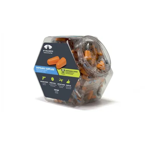 Pyramex Safety PYDP1000BN Disposable Foam Earplugs 32 dB 100 Pairs - View 2