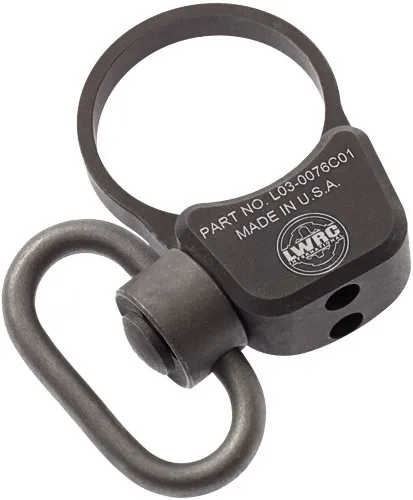 LWRCI 2000072A01 Ambi QD Sling Mount with Swivel Black Metal - View 2