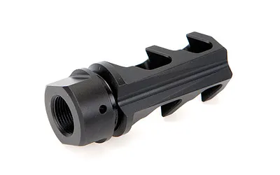 Fortis 556-MB-BLK Muzzle Brake 5.56MM Black 4140 Steel Nitride Coated - View 3
