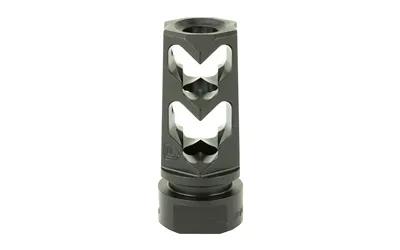 Fortis 9MM-MB-BLK-28 Muzzle Brake, 9MM, 1/2x28, Black, 4140 Steel - View 2