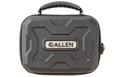 Allen 829 EXO Handgun Case Polymer Black Finish Molded Carry Handle Egg Crate Foam Lockable Zippers 9" x 6.25" Interior Dimensions - View 2