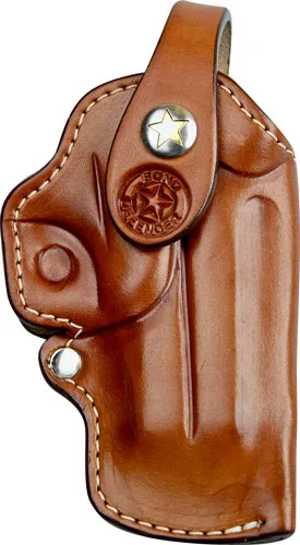 Bond Arms BAH-RT-350-TN-R-CP Leather Clip Holster RH Tan 1.25-1.5in Belt - View 2