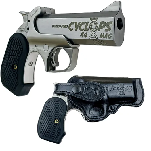 Bond Arms BACYP Cyclops Big Bore 44 Mag 1rd 4.25" Stainless Steel... - View 2