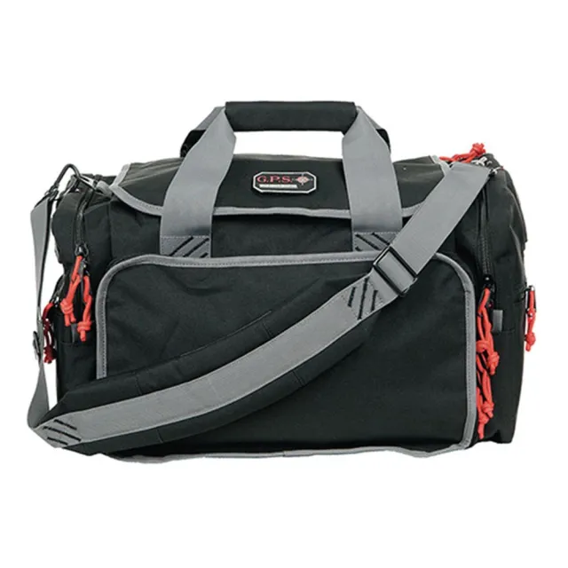 G Outdoors GPS-2014LRB Large Black Range Bag, Holds 5+ Handguns & Ammo - View 2