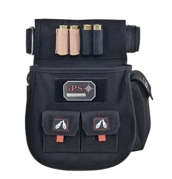 GSM Outdoors GPS-1093CSP Deluxe Double Shotshell Pouch Olive 600D Polyester - View 2