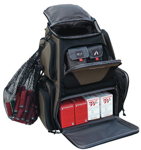 GPS 1611SC Sporting Clays Backpack Olive w/Rain Cover, Visual ID - View 2